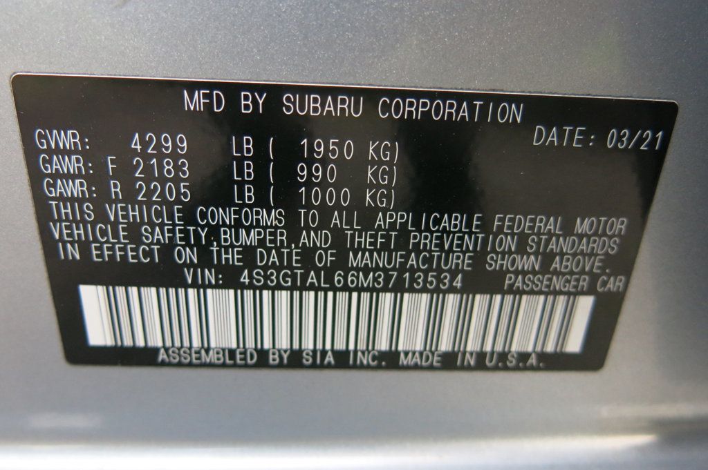 2021 Subaru Impreza Sport 5-door CVT - 23037698 - 35