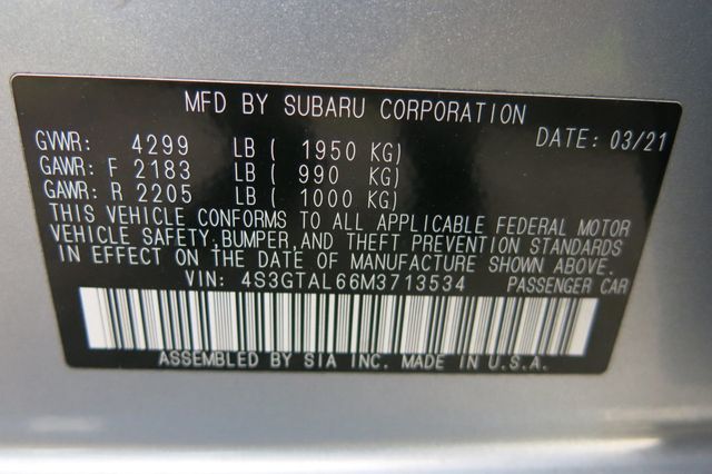 2021 Subaru Impreza Sport 5-door CVT - 23037698 - 35