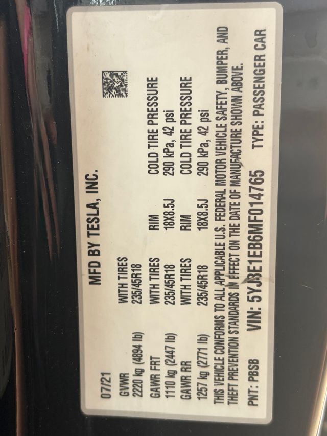 2021 Tesla Model 3 2021 Tesla Model 3  - 23046082 - 41