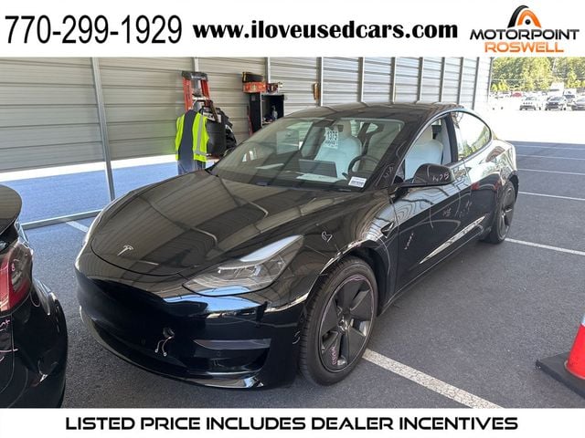 2021 Tesla Model 3 LISTED PRICE INCLUDES EV TAX CREDIT - 22636206 - 0