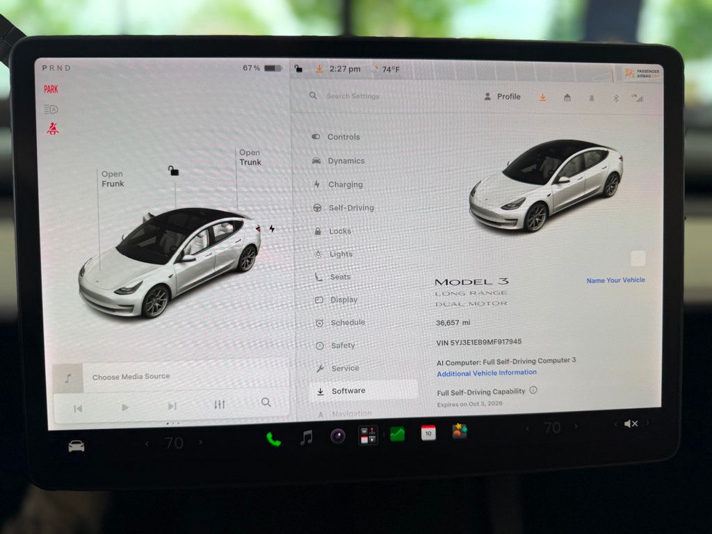 2021 Tesla Model 3 Long Range AWD - 23053611 - 29