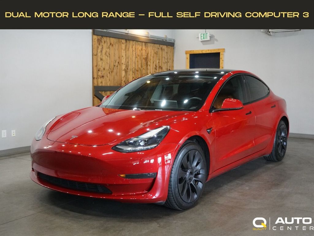 2021 Tesla Model 3 Long Range AWD - 23066228 - 0