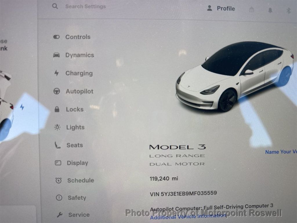 2021 Tesla Model 3 Long Range photo 3