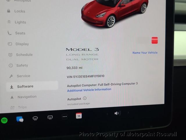 2021 Tesla Model 3 Long Range AWD - 22987105 - 1