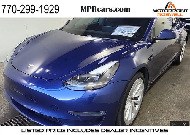 2021 Tesla Model 3 Long Range AWD - 23040713 - 0