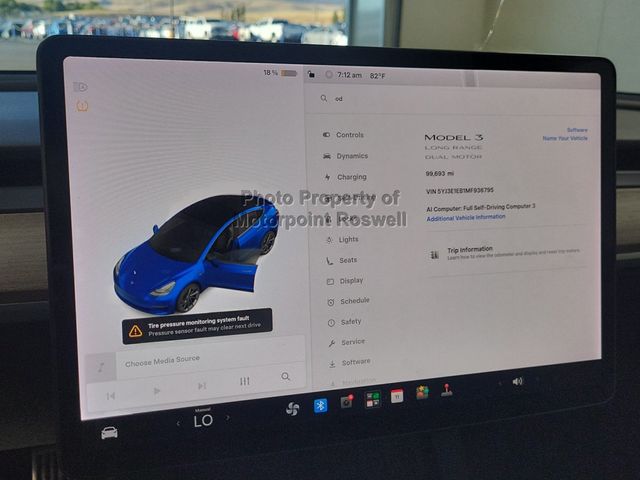 2021 Tesla Model 3 Long Range AWD - 23040713 - 2