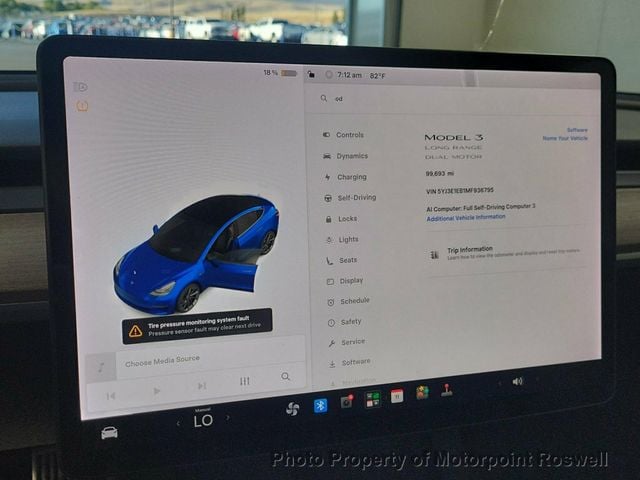 2021 Tesla Model 3 Long Range AWD - 23040713 - 3