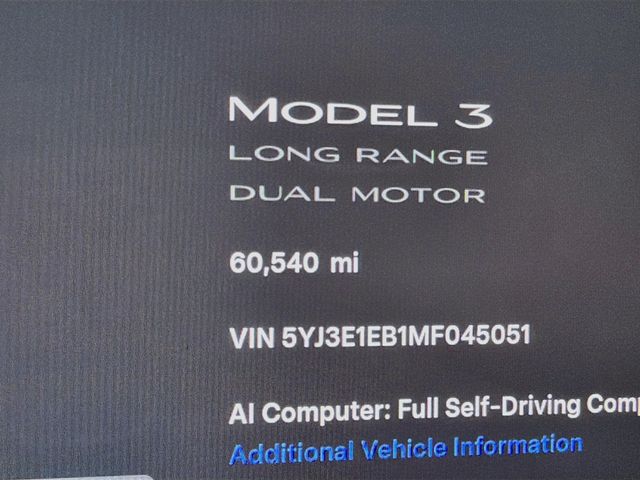 2021 Tesla Model 3 Long Range AWD - 23051958 - 11