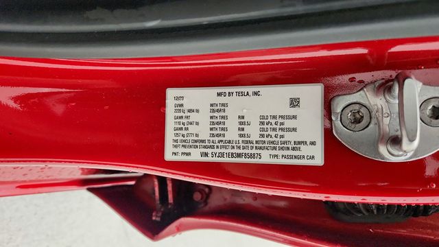 2021 Tesla Model 3 Long Range AWD - 22944164 - 21