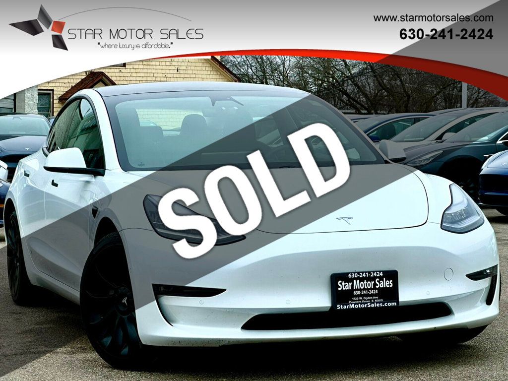 2021 Tesla Model 3 Long Range AWD - 22281681 - 0