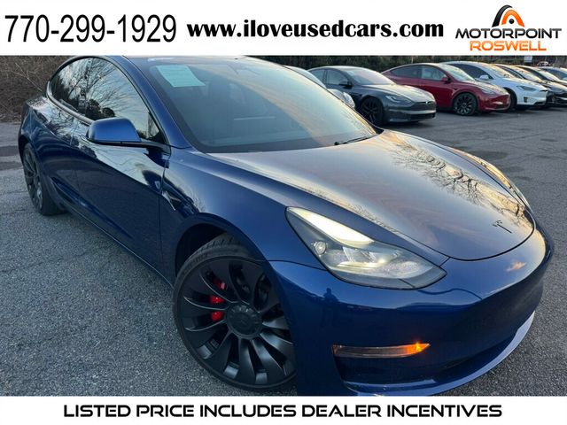 2021 Tesla Model 3 Performance AWD - 22739671 - 0