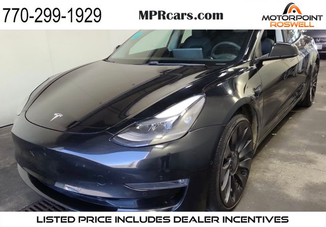 2021 Tesla Model 3 Performance AWD - 23040710 - 0