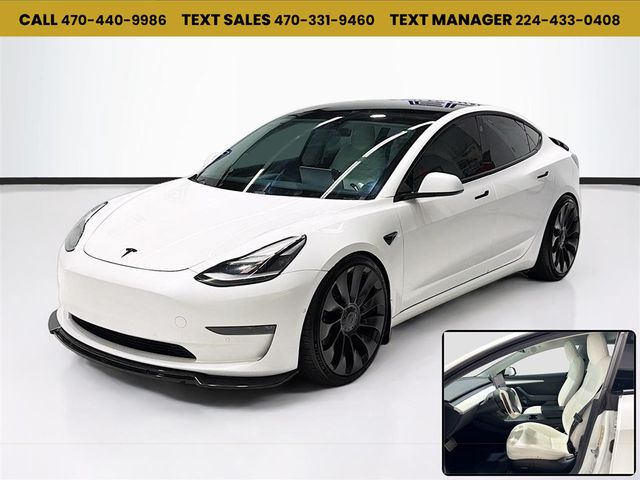 2021 Tesla Model 3 Performance AWD - 23042380 - 0
