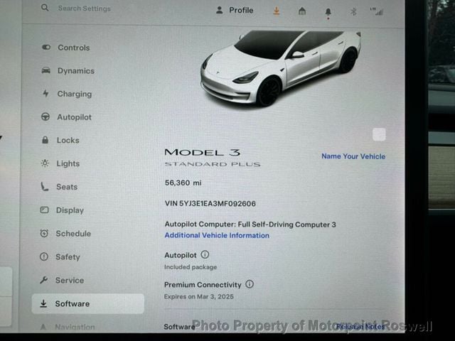 2021 Tesla Model 3 Standard Range Plus RWD - 22763161 - 16