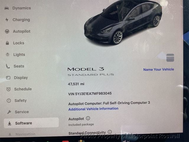 2021 Tesla Model 3 Standard Range Plus RWD - 22987710 - 2