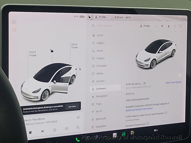 2021 Tesla Model 3 Standard Range Plus RWD - 23049068 - 2