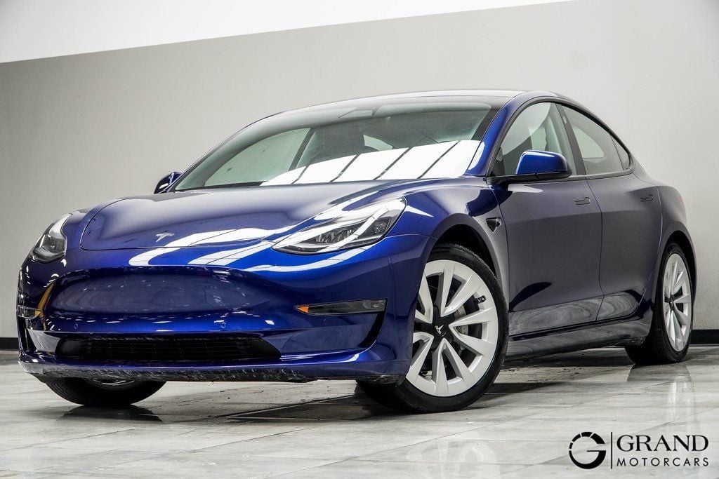 Used 2021 Tesla Model 3 Base with VIN 5YJ3E1EAXMF051907 for sale in Kennesaw, GA