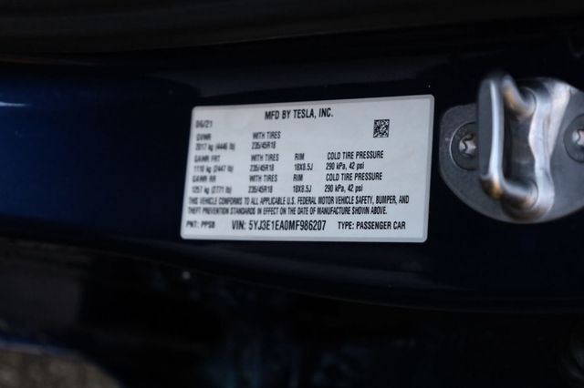 2021 Tesla Model 3 Standard Range Plus RWD - 22939971 - 8