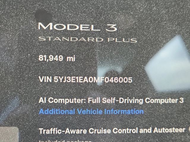 2021 Tesla Model 3 Standard Range Plus RWD - 23094710 - 6