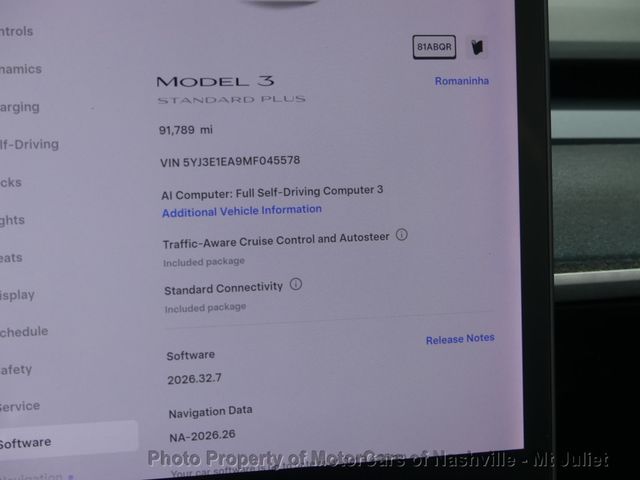 2021 Tesla Model 3 Standard Range Plus RWD - 23089225 - 33