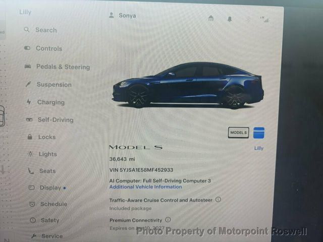 2021 Tesla Model S Long Range AWD - 23052782 - 18