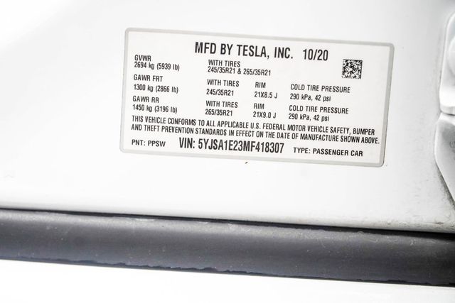 2021 Tesla Model S Long Range Plus AWD - 23007810 - 37