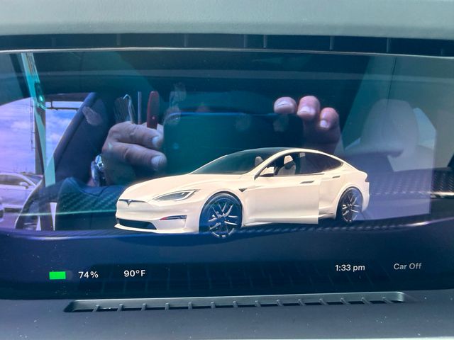 2021 Tesla Model S **MODEL S PLAID**WHITE ON WHITE INTERIOR**21" WHEELS** - 23019869 - 12