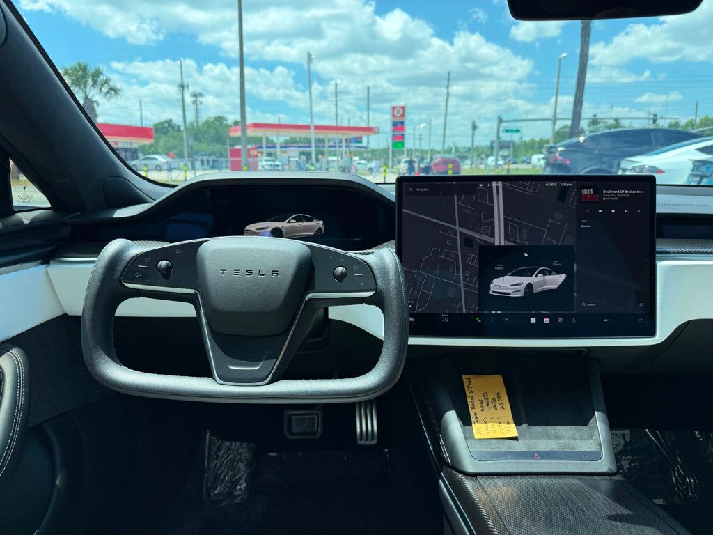 2021 Tesla Model S **MODEL S PLAID**WHITE ON WHITE INTERIOR**21" WHEELS** - 23019869 - 20