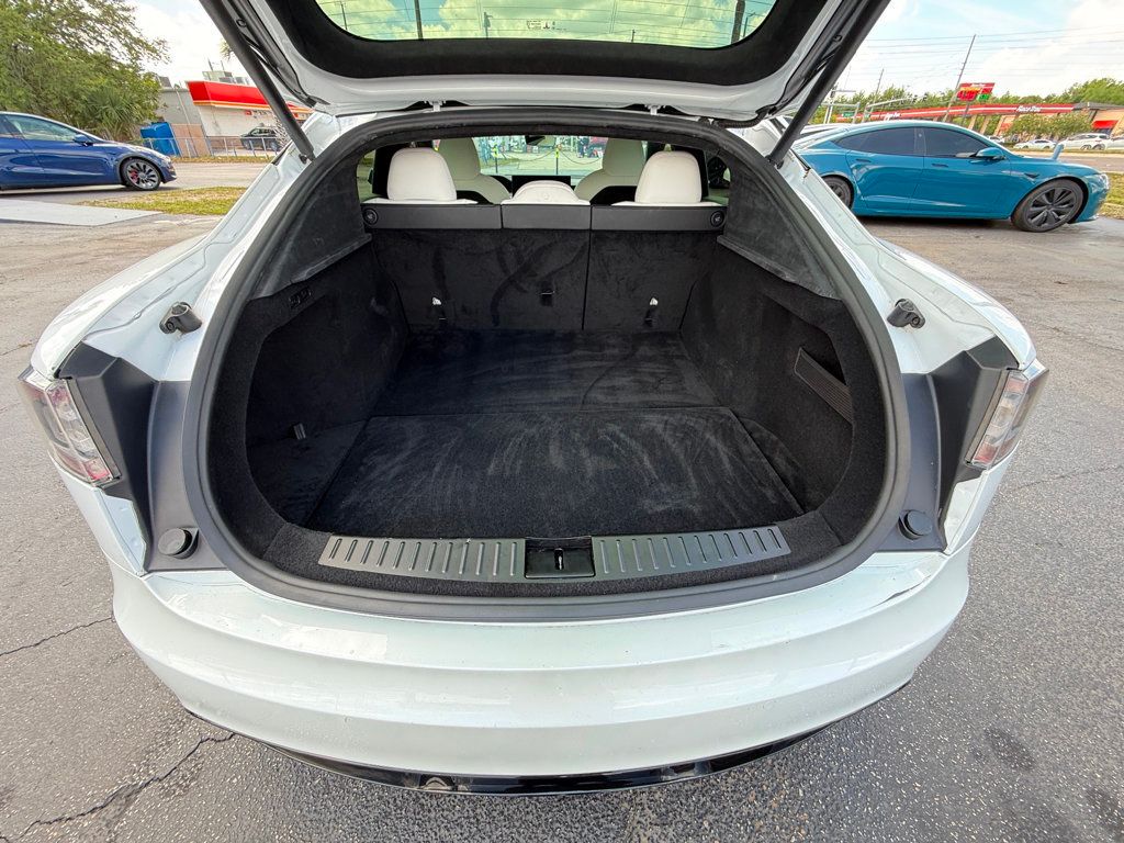 2021 Tesla Model S **MODEL S PLAID**WHITE ON WHITE INTERIOR**21" WHEELS** - 23019869 - 26