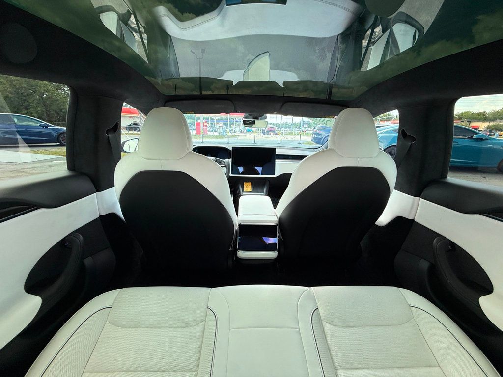 2021 Tesla Model S **MODEL S PLAID**WHITE ON WHITE INTERIOR**21" WHEELS** - 23019869 - 27
