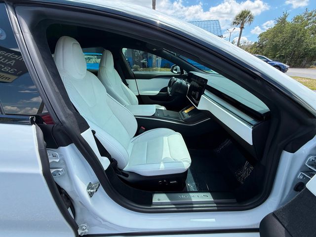 2021 Tesla Model S **MODEL S PLAID**WHITE ON WHITE INTERIOR**21" WHEELS** - 23019869 - 37