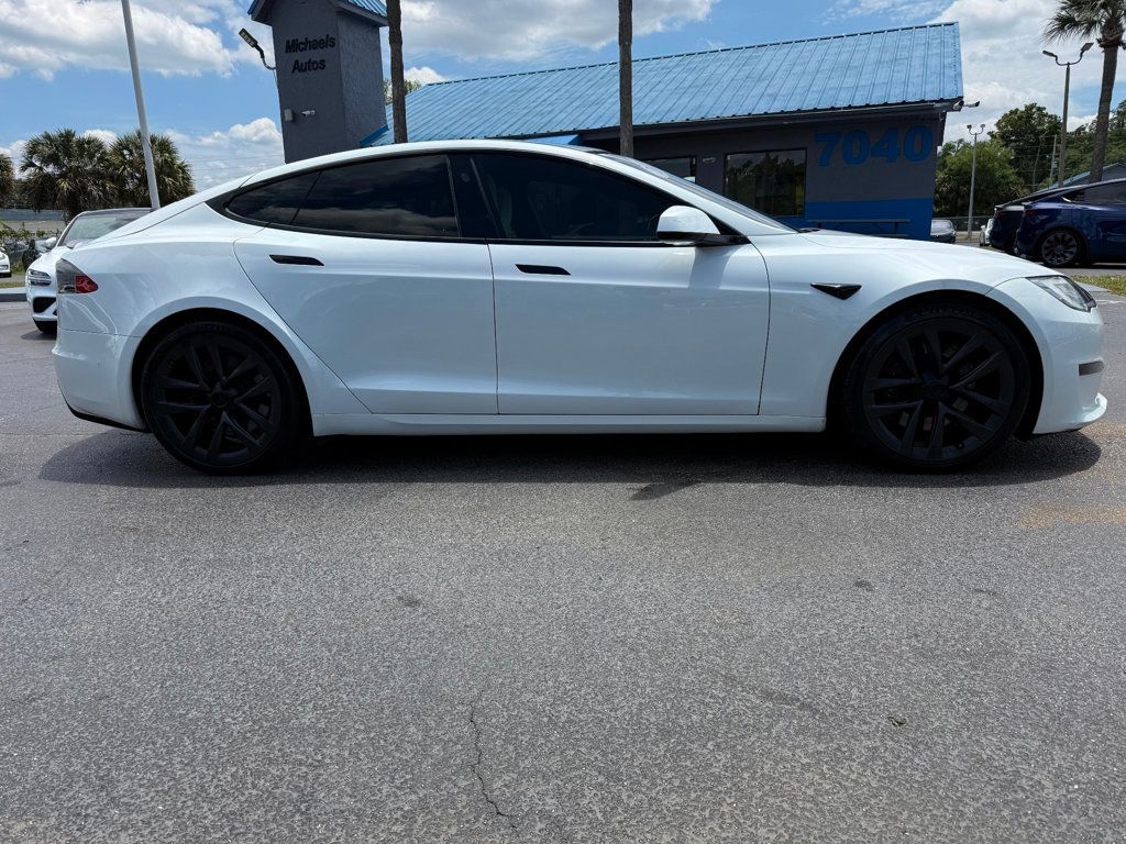 2021 Tesla Model S **MODEL S PLAID**WHITE ON WHITE INTERIOR**21" WHEELS** - 23019869 - 3
