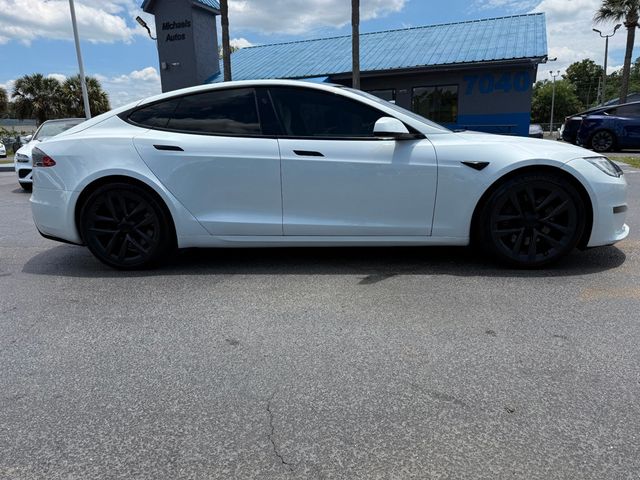 2021 Tesla Model S **MODEL S PLAID**WHITE ON WHITE INTERIOR**21" WHEELS** - 23019869 - 3