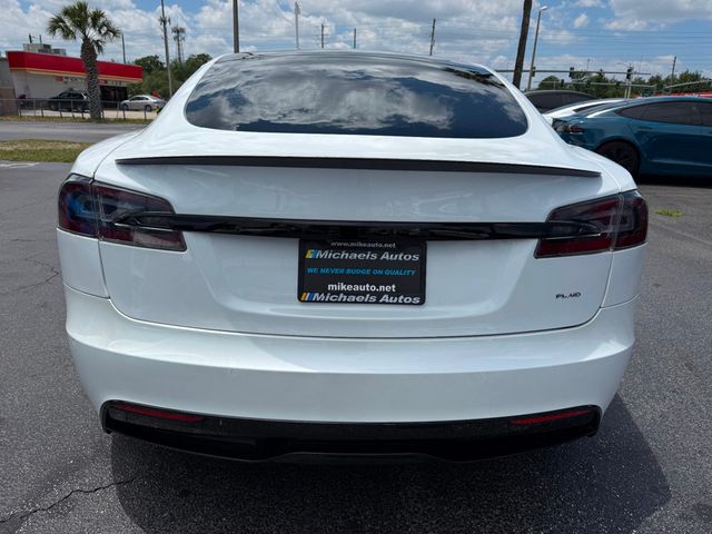 2021 Tesla Model S **MODEL S PLAID**WHITE ON WHITE INTERIOR**21" WHEELS** - 23019869 - 5