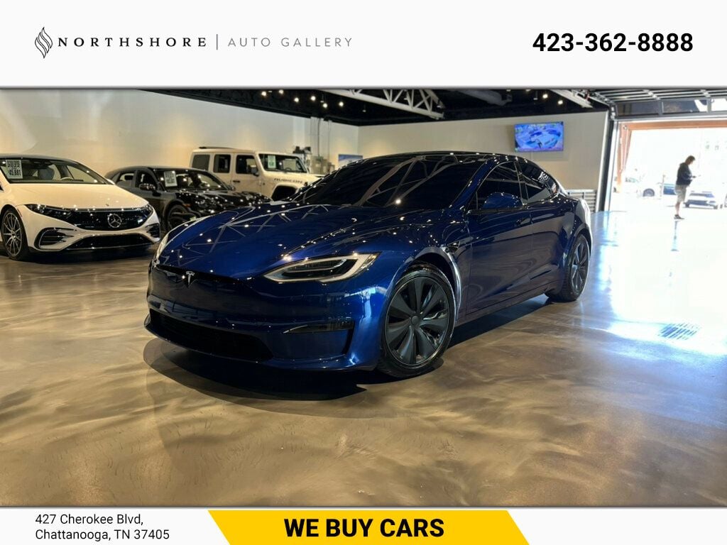 2021 Tesla Model S MSRP$131190/Plaid/Heated&CooledSeats/BlindSpotMonitor/360Camera - 22663135 - 0