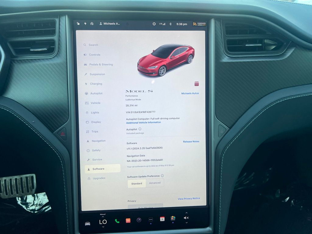 2021 Tesla Model S Performance AWD - 22432416 - 13