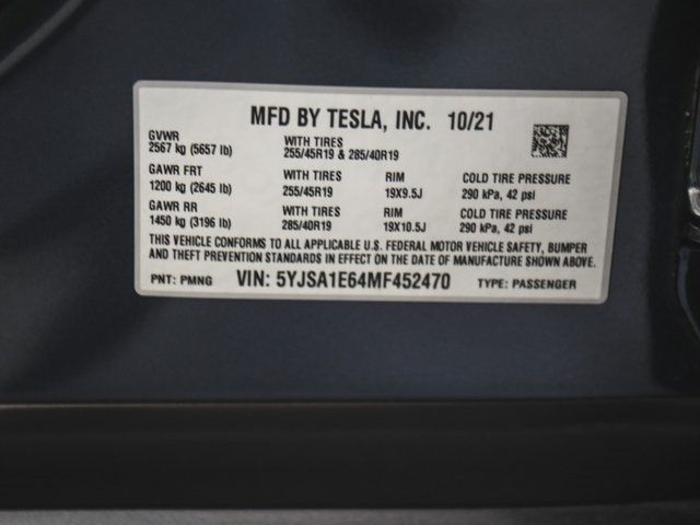 2021 Tesla Model S Plaid - 22925347 - 11