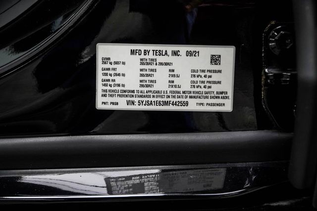 2021 Tesla Model S Plaid AWD - 23022090 - 37