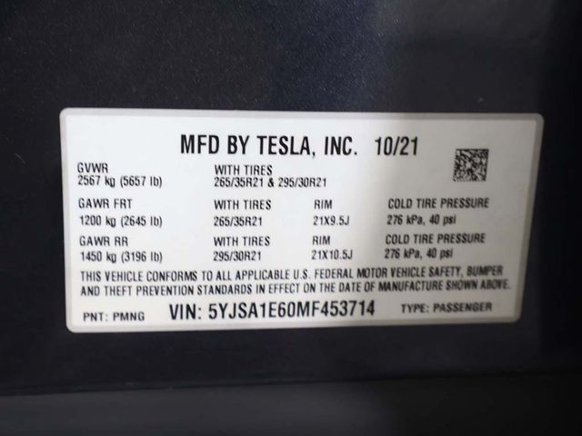 2021 Tesla Model S Plaid AWD - 22955136 - 55