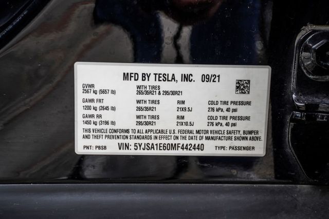 2021 Tesla Model S Plaid AWD - 23004720 - 33