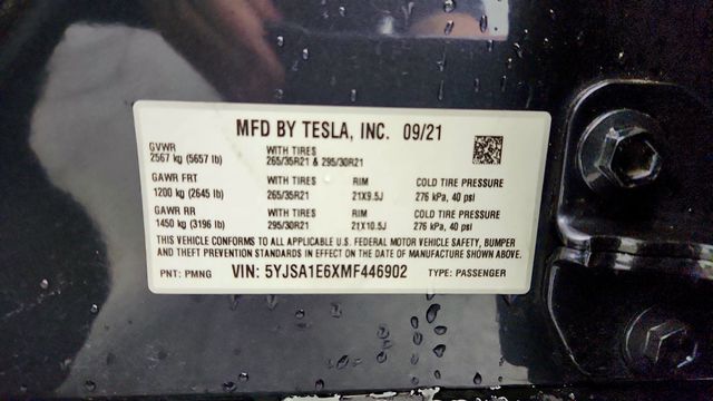 2021 Tesla Model S Plaid AWD - 22999651 - 23