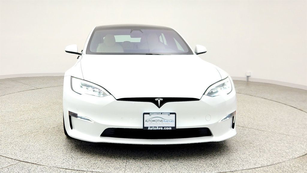 2021 Tesla Model S Plaid AWD w/ 21'' Arachnid Wheels and Premium Cream Interior - 23009553 | Video 1