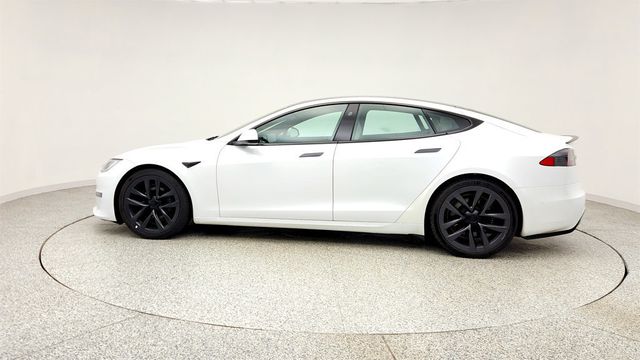 2021 Tesla Model S Plaid AWD w/ 21'' Arachnid Wheels and Premium Cream Interior - 23009553 - 6