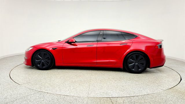 2021 Tesla Model S Plaid AWD w/ Cream Premium Interior - 23008361 - 7