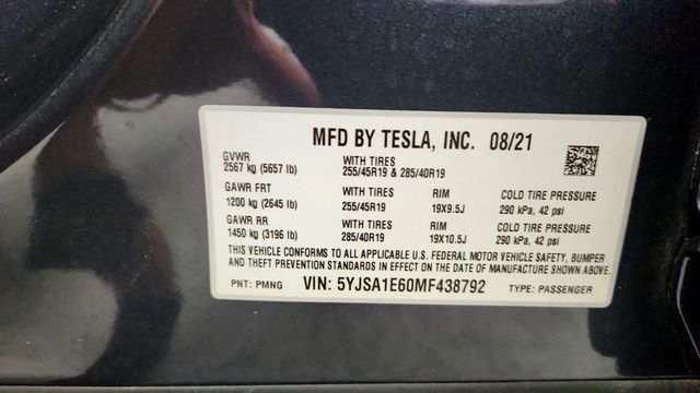 2021 Tesla Model S Plaid AWD w/ Cream Premium Interior - 23079117 - 24