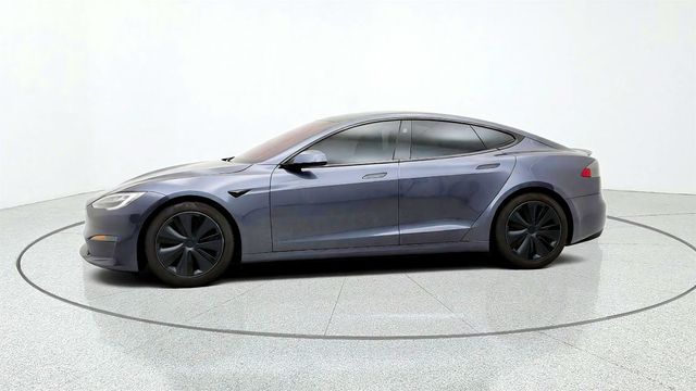2021 Tesla Model S Plaid AWD w/ Cream Premium Interior - 23079117 - 7