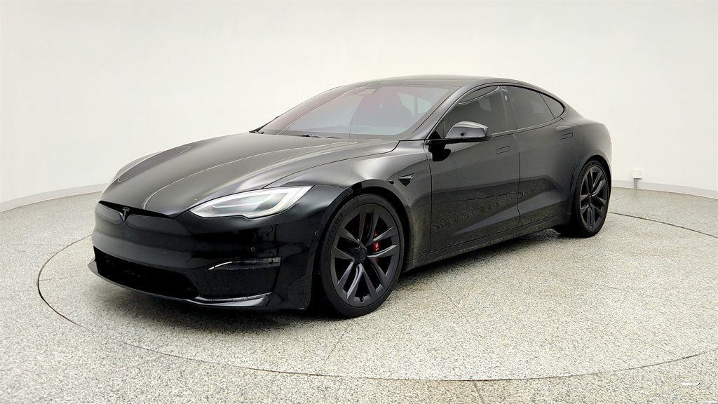 2021 Tesla Model S Plaid AWD w/ Full Self-Driving Capability & 21'' Arachnid Wheels - 23021185 | Video 1