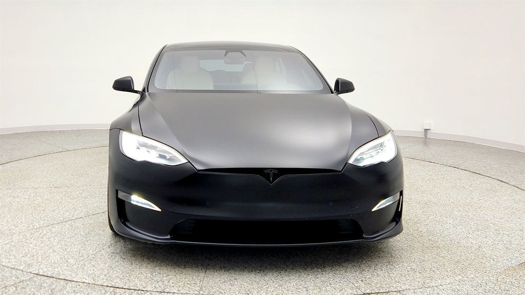 2021 Tesla Model S Plaid AWD with 21'' Arachnid Wheels & Cream Premium Interior - 22985041 | Video 1