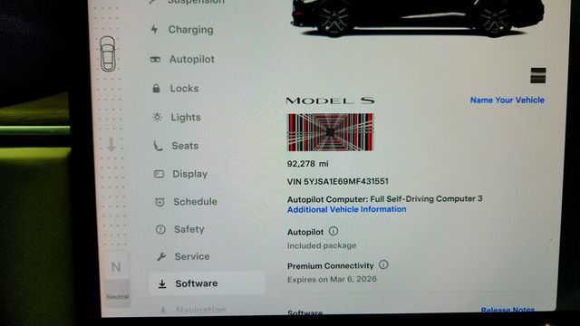2021 Tesla Model S Plaid AWD with 21'' Arachnid Wheels & Cream Premium Interior - 22985041 - 12
