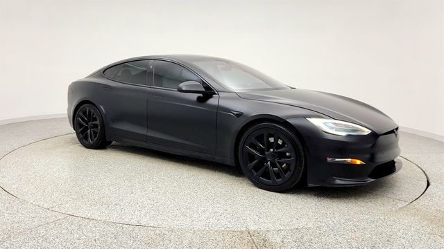 2021 Tesla Model S Plaid AWD with 21'' Arachnid Wheels & Cream Premium Interior - 22985041 - 1